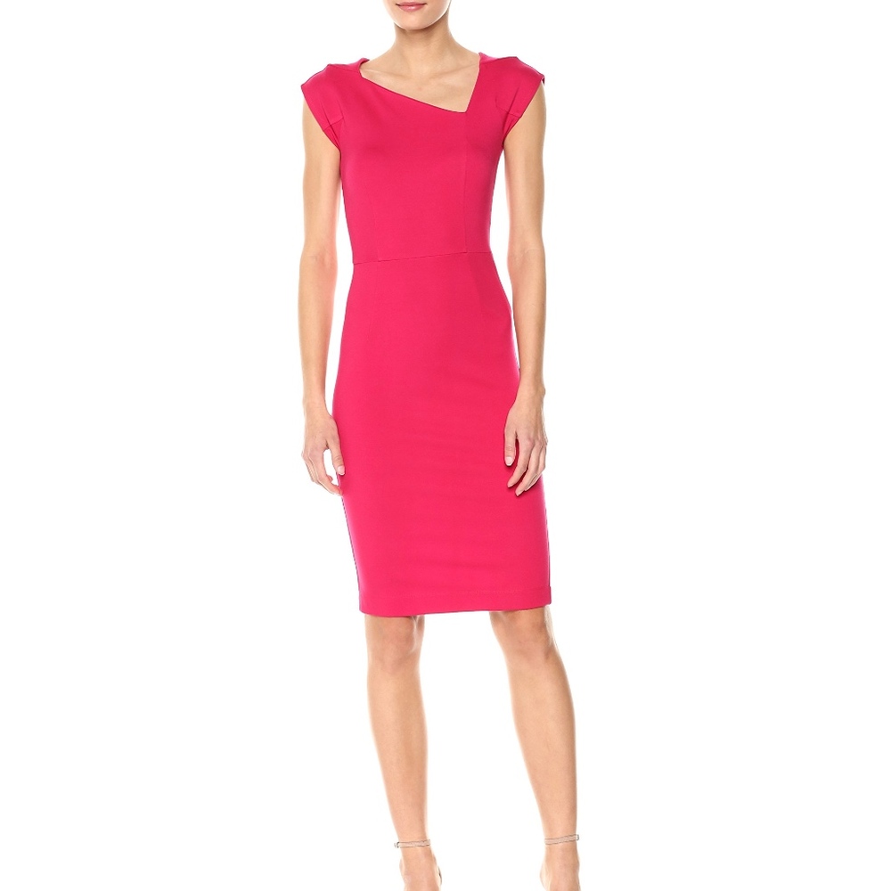 French Connection Lula Stretch Slash Neck